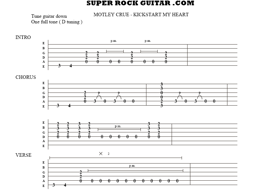 MOTLEY CRUE - COMPLETE (45 SONGS) - GUITAR TAB (ELECTRONIC